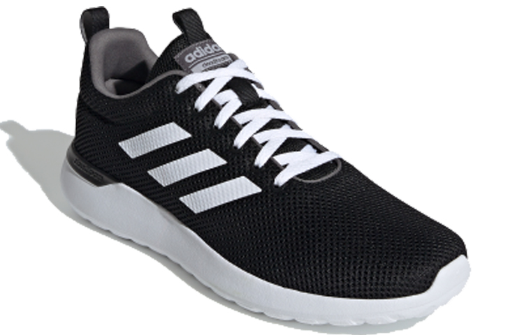 Мужские кроссовки adidas Lite Racer Cln (черно-белые) — Чёрный / белый — фото 3