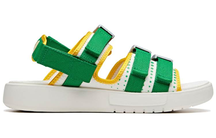 Мужские шлепанцы Anta Sprite Slides (бело-зелено-желтые) — фото 2