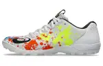 ASICS TF Turf Soccer Shoes Men's White Red Yellow