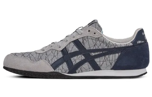 Onitsuka Tiger SERRANO Casual Shoes Unisex Low Top Light Gray/Black/Blue