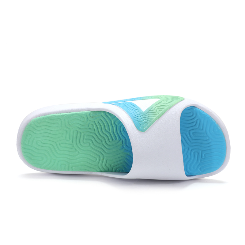 PEAK Tai Ji1.0 Slide Slippers Unisex Blue Green