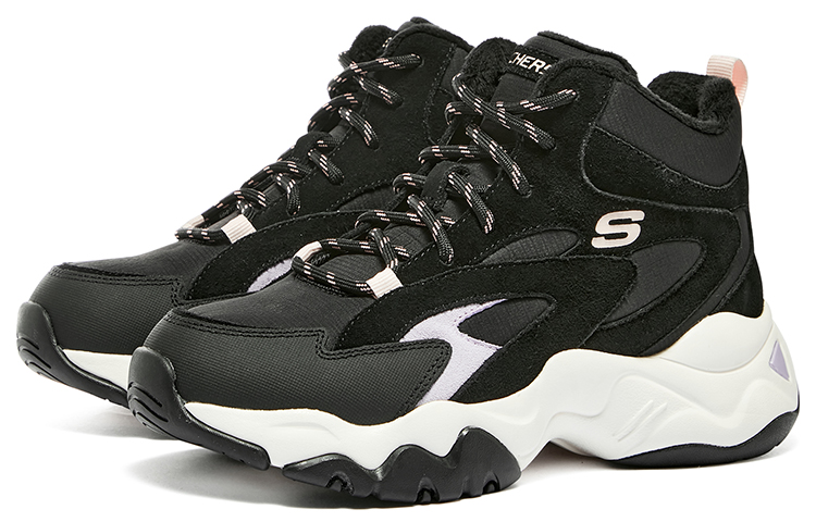 Женские кроссовки Skechers D'LITES (черные) — фото 4