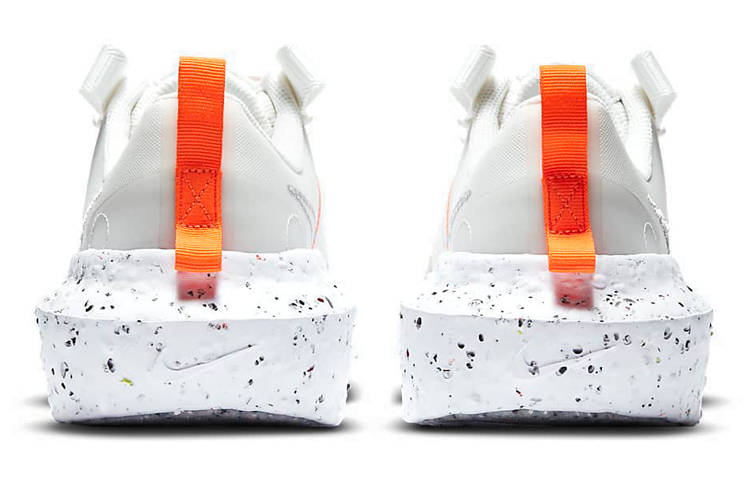 Мужские кроссовки Nike Crater impact (светло-бежевые) — Бежевыйбелый / оранжевый — фото 5