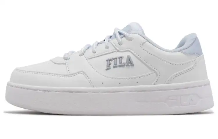 FILA Court Trend Cushioning, Wear Resistant Low top Casual Shoes Women's White