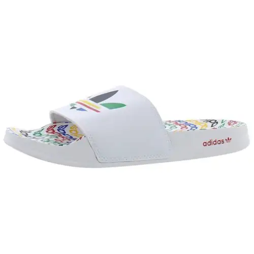 Adidas Originals ADILETTE LITE Slip Resistant Slide Slippers Men's White