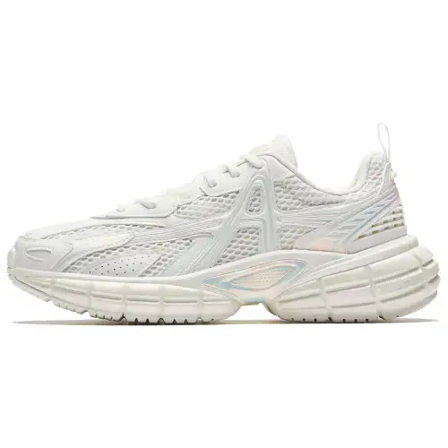 Anta Breathable And Lightweight Low top Casual Shoes Men's Ivory White