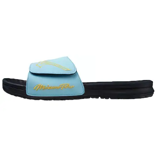 Mizuno Slide Slippers Low Heel Unisex Blue Black
