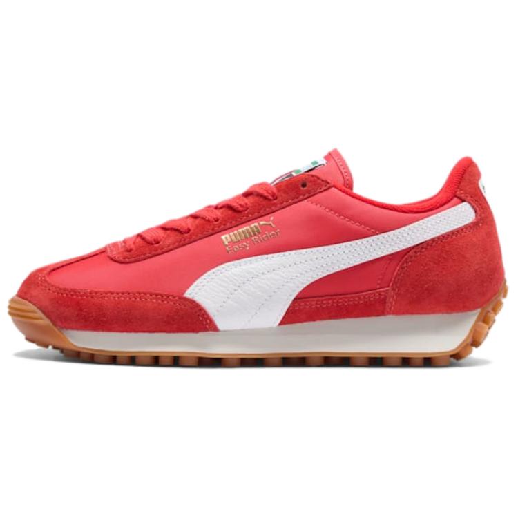 PUMA Easy Rider Low top Casual Shoes Women's Red White