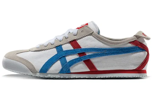 Onitsuka Tiger MEXICO 66 Vin Cushioning Low top Casual Shoes Unisex White Blue