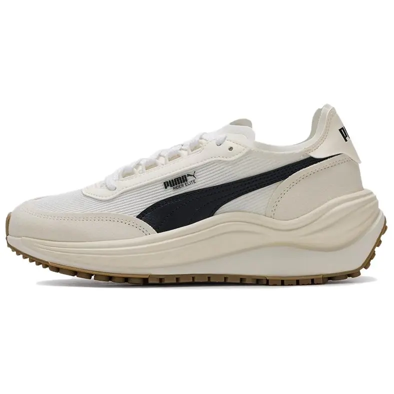 PUMA RIDER ELITE Cushioning Lightweight Low top Casual Shoes Unisex White