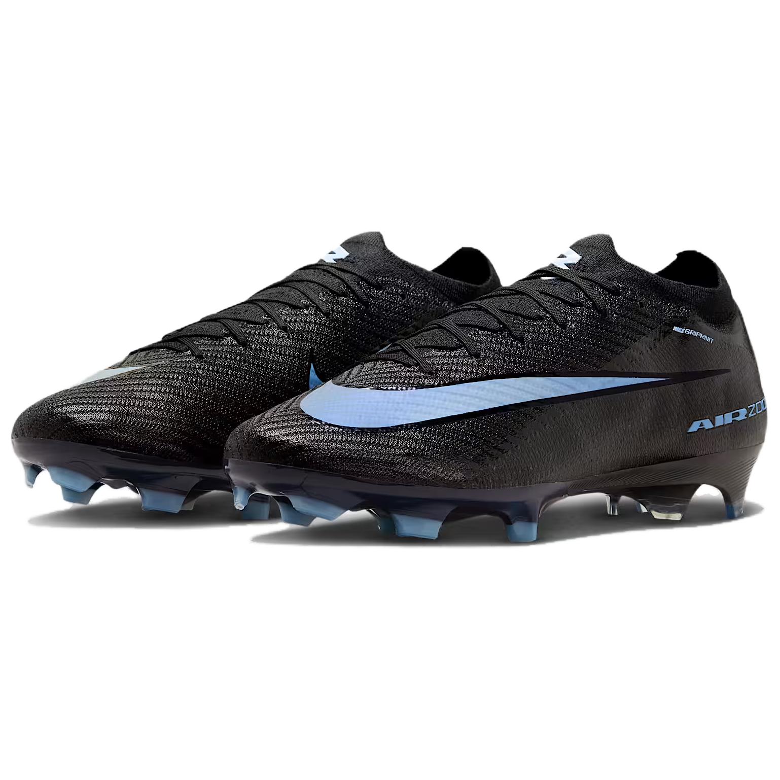 Nike Mercurial Vapor 16 Elite Abrasion Resistant Soccer Shoes Unisex Black Blue