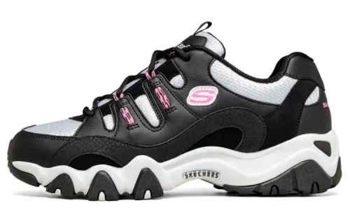 Skechers D'LITES 2.0 Mesh, Artificial Leather Cushioning Abrasion Resistant Breathable Low top Casual Shoes Women's
