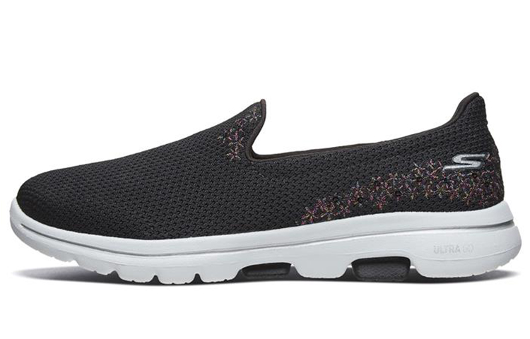 Skechers Skechers Go Walk 5 Fabric Round Toe Low Top Lifestyle Shoes Women's Black