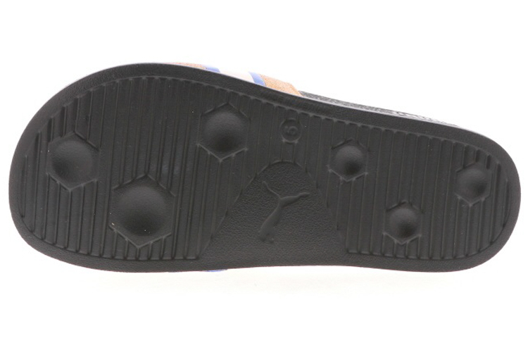 Женские шлепанцы PUMA Leadcat Ftr 90s Pop (черно-золотые) — 烫金黑 — фото 5