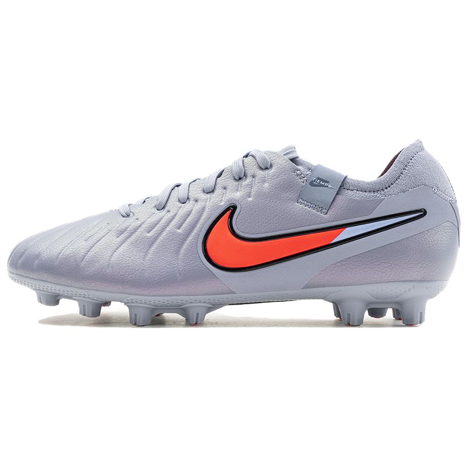 Nike Tiempo Legend 10 Pro Soccer Shoes Unisex Gray Red