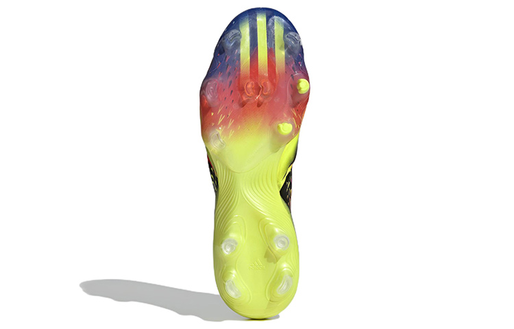 Футбольные бутсы adidas Copa Sense.1 FG (черный / желтый / бирюзовый) — Чёрный / жёлтый / бирюзовый — фото 6