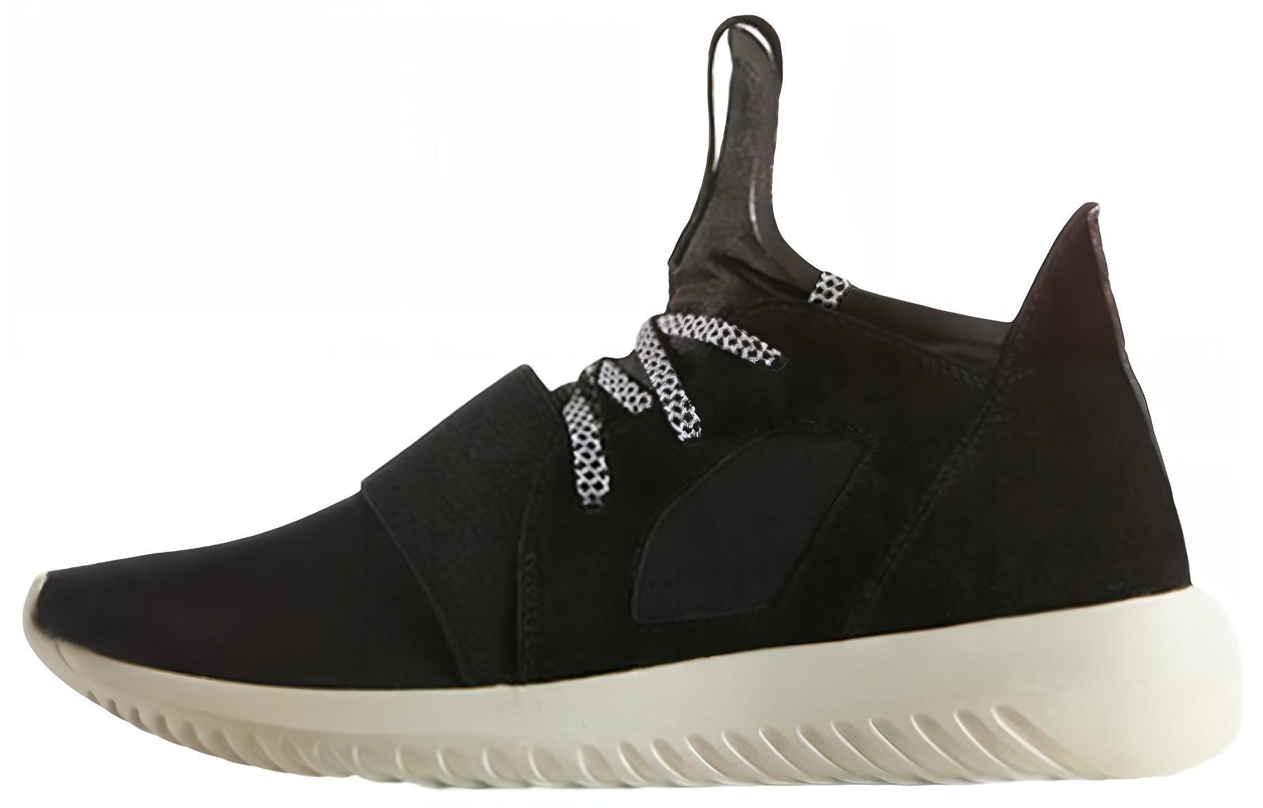 Женские кроссовки adidas originals Tubular Defiant (черно-белые)