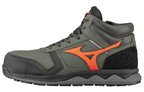 Mizuno Almighty Zw43h Textile, Leather Cushioning Slip Resistant Abrasion Resistant Mid top Sports Casual Shoes