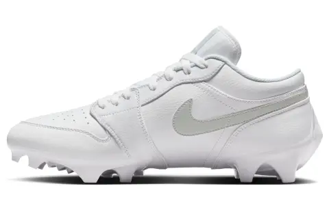 Jordan 1 Low Td Cleat White Grey Fog