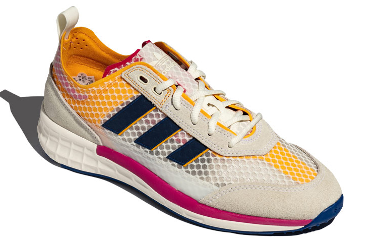 Кроссовки adidas originals SL 7200 (желтый / красный / белый) — Жёлтый / красный / белый — фото 3