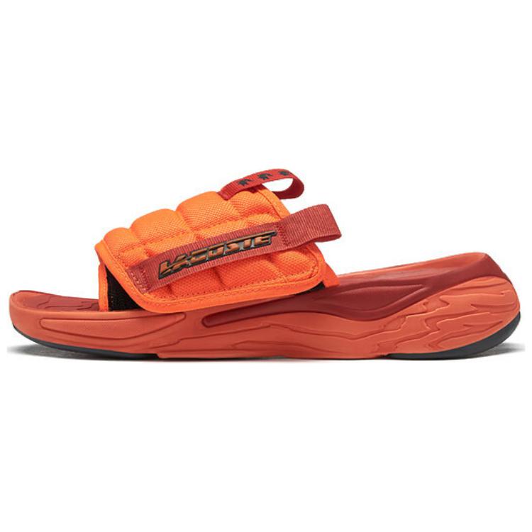 LACOSTE French Crocodile Vibrant Trendy Breathable Slippers Men's Orange