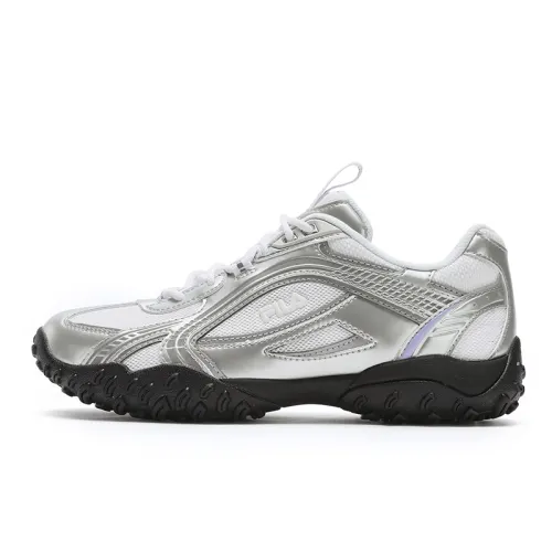 FILA Pebble Low top Casual Shoes Women's Silver Gray/White