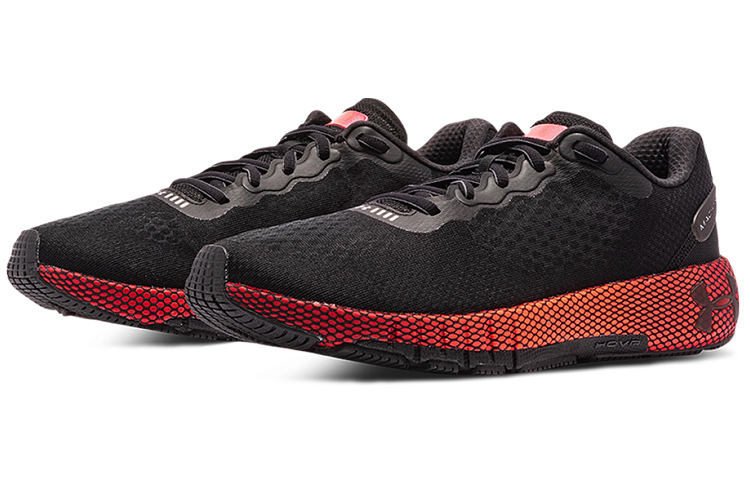 Кроссовки Under Armour HOVR Machina 2 CLRSHFT CN (черно-красные) — фото 3