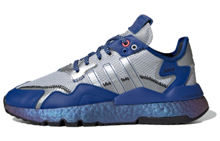 Adidas Wmns Nite Jogger 'Silver Metallic Royal Blue' Women's