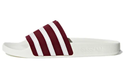 Adidas Originals ADILETTE Slide Slippers Men's White/Red