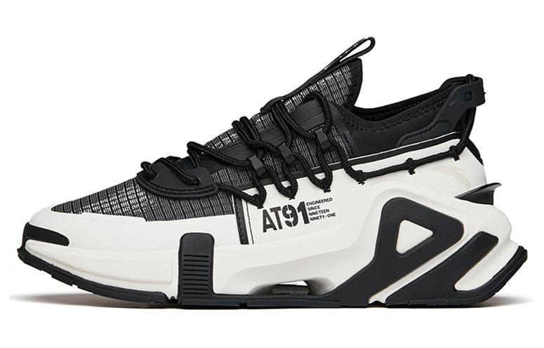 Anta AT91 Comfortable Slip Resistant Abrasion Resistant Low top Casual Shoes Women's Black White