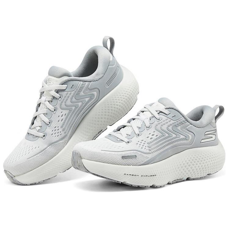 Skechers Arch Fit Abrasion Resistant Breathable Abrasion Resistant Breathable Low top Casual Shoes Women’s Silver White