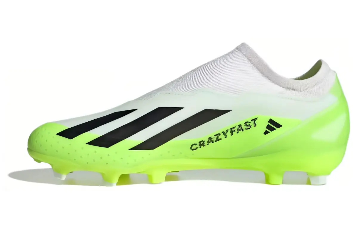 Adidas X Crazyfast.3 Comfortable Round Toe FG Firm Ground Firm Ground, Indoor PU, Textile
