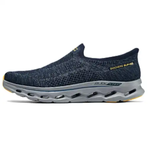 Skechers MEN'S GO WALK Abrasion Resistant Low top Casual Shoes Men's Blue