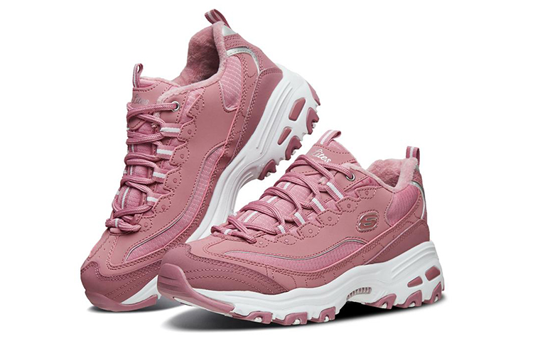 Женские кроссовки Skechers 1.0 (розовые) — фото 3