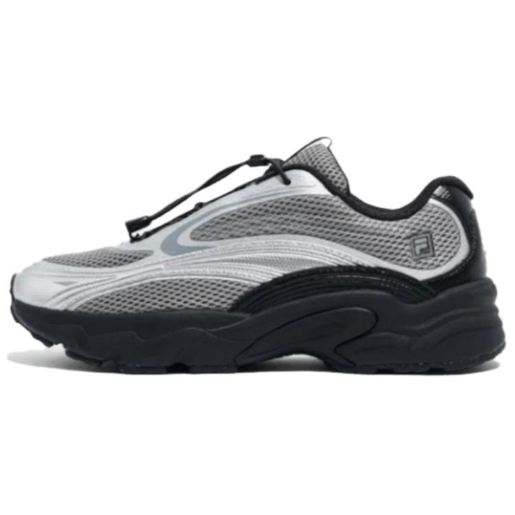 FILA PANTERA Abrasion Resistant Abrasion Resistant Low top Casual Shoes Unisex Black Silver