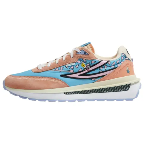 Rocko's Modern Life x FILA Renno Comfortable Low top Casual Shoes Men's Pink Blue