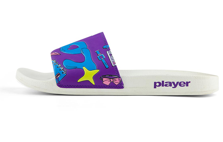 Kappa Player Collection Comfortable Slip Resistant Slip Resistant Slide Slippers Women's Blue Purple