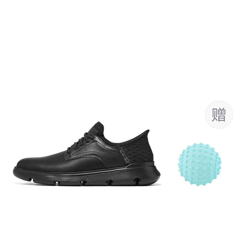 Skechers Garza Abrasion Resistant Low top Casual Shoes Men's Black