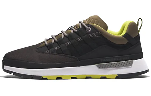 Timberland Euro Trekker Low Trainer Abrasion Resistant Breathable Low top Sports Casual Shoes Black Yellow