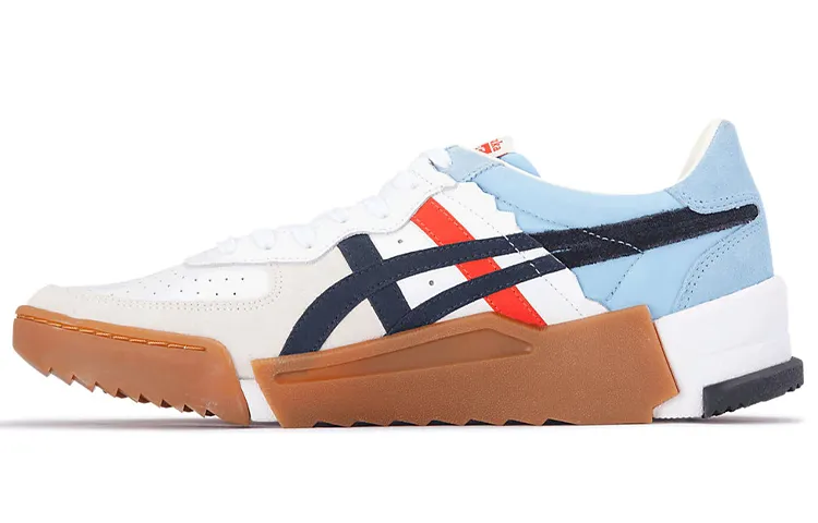 Onitsuka Tiger D Trainer GC Abrasion Resistant Slip Resistant Support Low top Casual Shoes Unisex White Blue Red