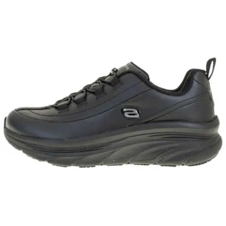 Skechers D'lux Walker Sr Cushioning Low top Casual Shoes Women's Black