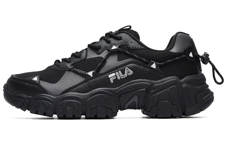 FILA Fluid Fabric Slip Resistant And Breathable Low top Casual Shoes Men's Black