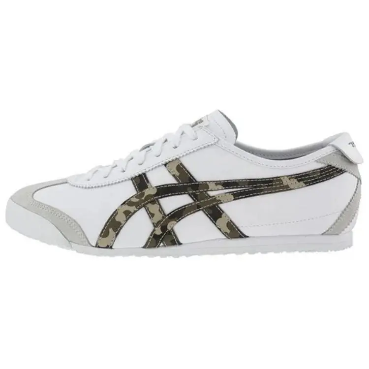 Onitsuka Tiger MEXICO 66 Comfortable And Trendy Low top Casual Shoes Unisex White