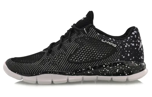 Li Ning Spirituality Fabric Cushioning Slip Resistant Abrasion Resistant Breathable Lightweight Low top Casual Shoes