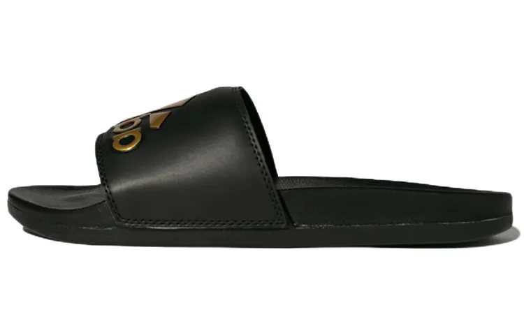 Adidas Adilette Comfort Slide 'Black Gold Metallic'
