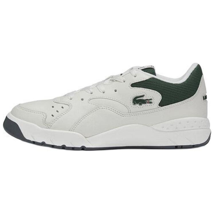 Мужские кроссовки LACOSTE 47SMA0036-1Y5 (зелено-бежевые)