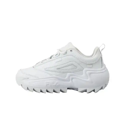 FILA Breathable Low top Casual Shoes Unisex White