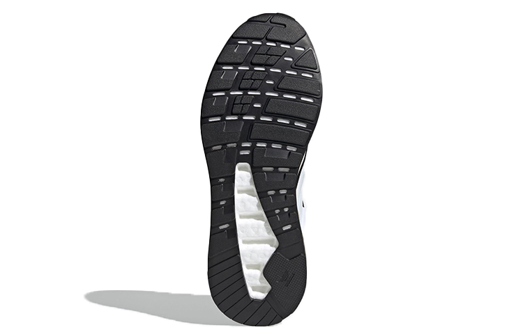 Кроссовки adidas originals ZX 2K Boost (бело-коричнево-черные) — Белый / коричневый / чёрный — фото 6