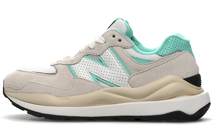 New Balance NB 5740 mesh fabric suede, comfortable and trendy, shock-absorbing, wear-resistant and breathable, low-cut lifestyle shoes, women's khaki green