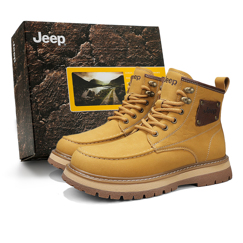 Мужские ботинки Jeep (желто-коричневые)